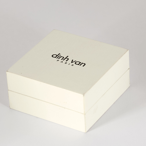 Bracelet Dinh Van - Bracelet Cordon Seventies en or blanc et diamants 58 Facettes DV0997-3