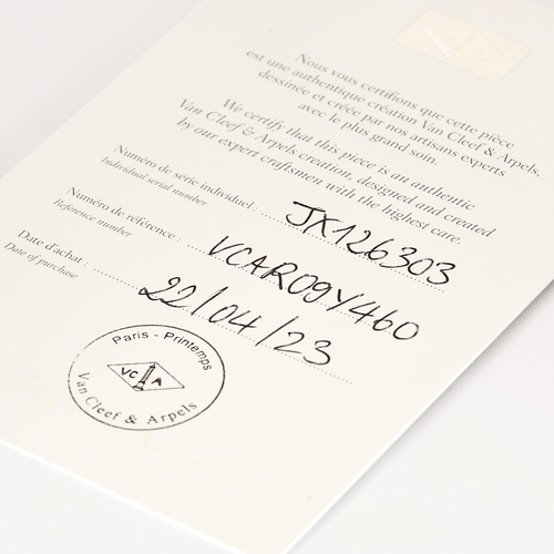 Bague 60 VAN CLEEF & ARPELS - Alliance Tendrement platine 58 Facettes DV18109-4