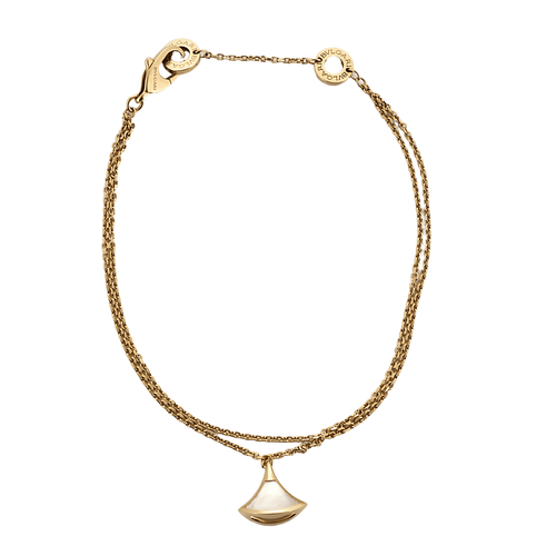 Bracelet Bulgari -  Diva’s Dream -  Bracelet or rose et nacre. 58 Facettes DV20602-1