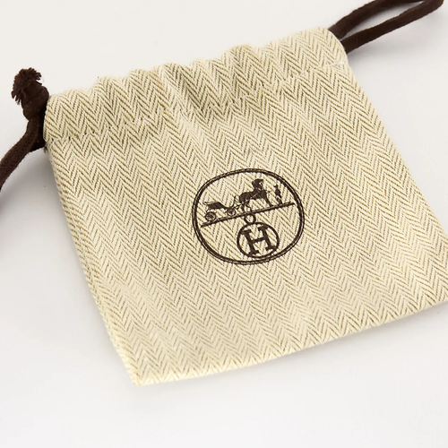 Bague 54 HERMES - Quark - Bague boule en argent et caoutchouc orange 58 Facettes DV20595-2