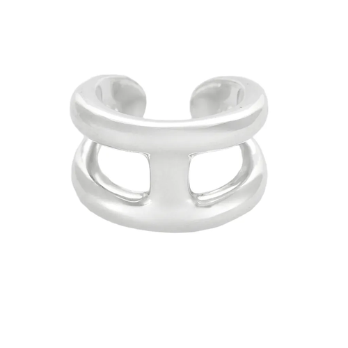 Bague 52 HERMES - Osmose- Petit modèle - Bague en argent 58 Facettes DV20595-1