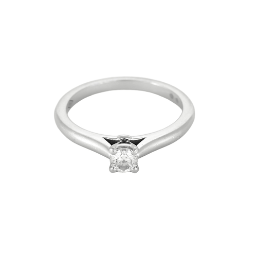 Bague 49 Cartier Solitaire 1895- Bague en platine et diamant 0.20 carat 58 Facettes DDV20651-2-49-2