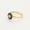 Bague 51 Bague "Fleur" en or jaune et or gris, diamant et saphir 58 Facettes DDV19270-4