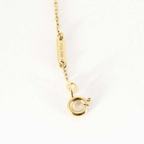 Bracelet Van Cleef & Arpels - Sweet Alhambra- Bracelet en or jaune et nacre blanche 58 Facettes DV20622-1