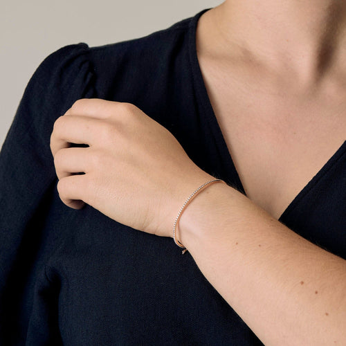 Bracelet Messika - Skinny - Bracelet en or jaune et diamants. 0.80 carat. 58 Facettes DV20622-2