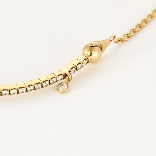 Bracelet Messika - Skinny - Bracelet en or jaune et diamants. 0.80 carat. 58 Facettes DV20622-2