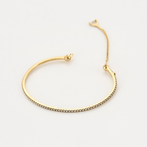 Bracelet Messika - Skinny - Bracelet en or jaune et diamants. 0.80 carat. 58 Facettes DV20622-2