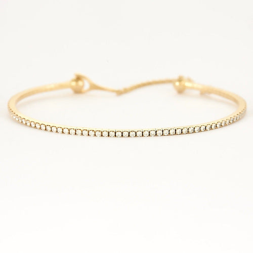 Bracelet Messika - Skinny - Bracelet en or jaune et diamants. 0.80 carat. 58 Facettes DV20622-2