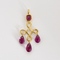 Pendentif Marie Helene de Taillac - Pendentif girandole en or jaune et tourmaline rose 58 Facettes DV3020-29