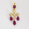 Pendentif Marie Helene de Taillac - Pendentif girandole en or jaune et tourmaline rose 58 Facettes DV3020-29