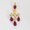 Pendentif Marie Helene de Taillac - Pendentif girandole en or jaune et tourmaline rose 58 Facettes DV3020-29