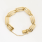 Bracelet Bracelet en or jaune à maille géométrique 58 Facettes DV0766-2