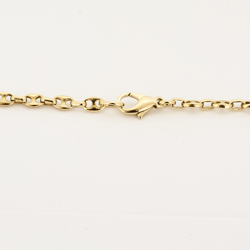 Collier Sautoir en or jaune , maille grain de café 58 Facettes DV0766-3