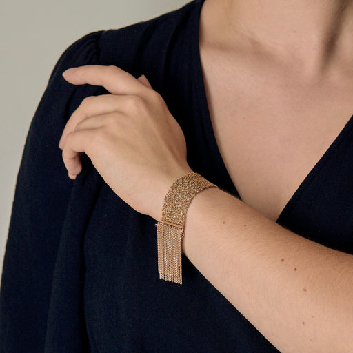 Bracelet Boucheron - Bracelet  Delilah - Elegant Bracelet souple et drapé en or rose 58 Facettes DV21282-1