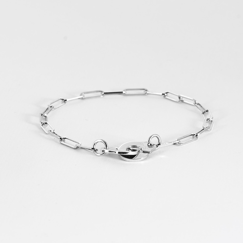 Bracelet DINH VAN - R10 - Bracelet Menottes en or gris 58 Facettes DV20354-1