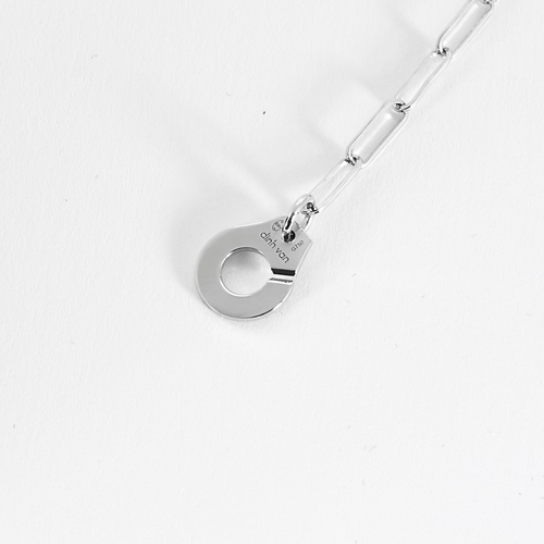 Bracelet DINH VAN - R10 - Bracelet Menottes en or gris 58 Facettes DV20354-1