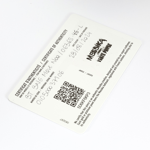 Bague 54 Messika - Move noa- Grand Modèle - Bague en or gris et diamants 58 Facettes DV20019-1