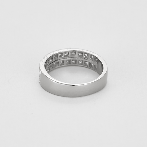 Bague 56 Bague en or blanc et diamants 58 Facettes DV20295-1-56-3