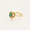 Bague 53 Bague en or jaune émeraude et diamants 58 Facettes DV20524-1