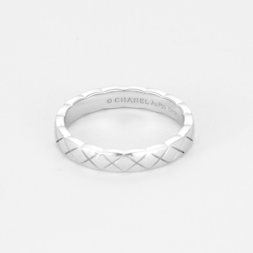 Bague 51 Chanel - Coco Crush - Mini - Alliance en or gris 58 Facettes DV21138-2