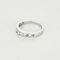Bague 55.5 Bague jonc en or blanc, diamants et émeraudes 58 Facettes DV20084-1