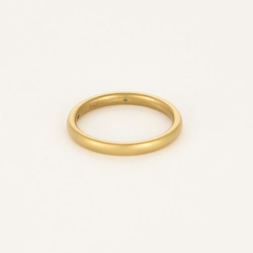 Bague 53 Pomellato- Lucciole -Alliance en or jaune et émeraude 58 Facettes DV5673-12