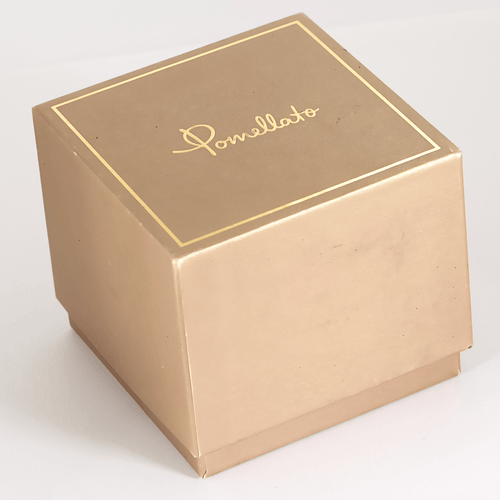 Pomellato Capri  - Anillo de oro rosa, cerámica negra y zafiros