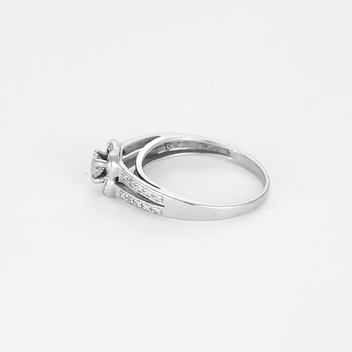Bague 52 MAUBOUSSIN -  Chance of Love n°2 - Bague en or gris et diamants 58 Facettes DV21184-1