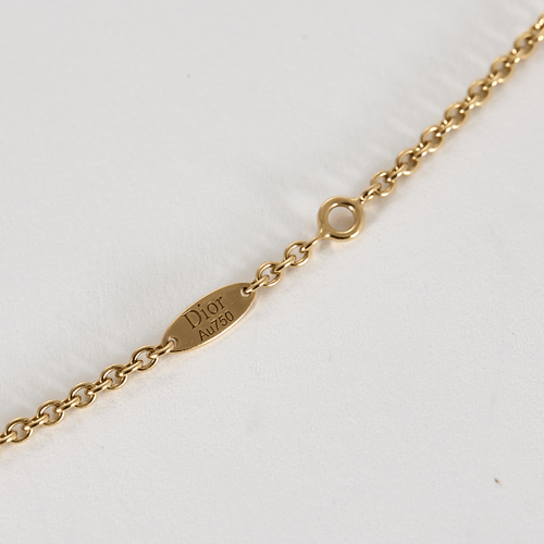 DIOR - Rose des Vents - Collier et pendentif en or rose et diamants 58 Facettes DV0541-11