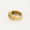 Bague 53 A. ROUVRE - Bague double anneaux en or jaune et diamants 58 Facettes DV21812-1-53-2
