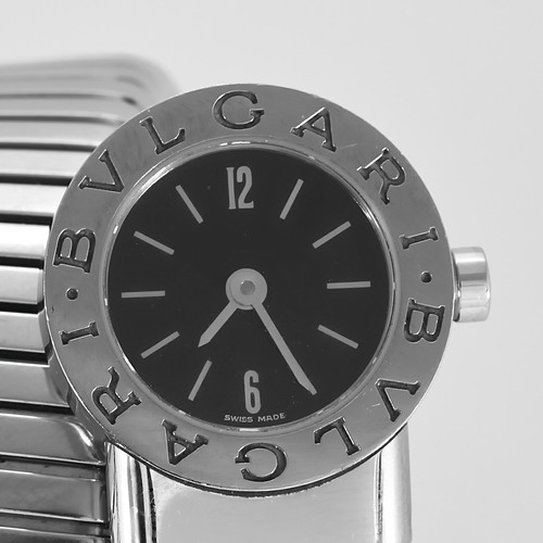 Montre BVLGARI - Montre Serpenti Tubogas - Montre en acier à boitier rond à mouvement quartz 58 Facettes DV19769-6