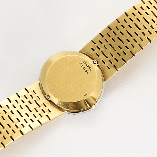 Montre PIAGET - Montre en or jaune, lapis lazuli et diamants à mouvement mécanique à remontage manuel 58 Facettes DV19769-3