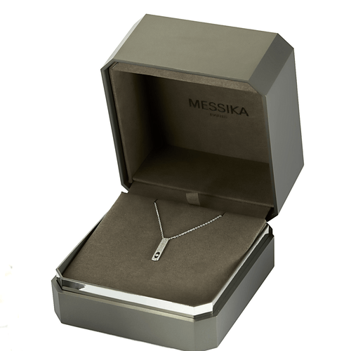 Collier Messika - Collier pavé my first en or gris et diamants 58 Facettes DV21167-2