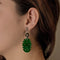 Boucles d'oreilles Boucles d'oreilles or gris jade et diamants 58 Facettes DV15669-2