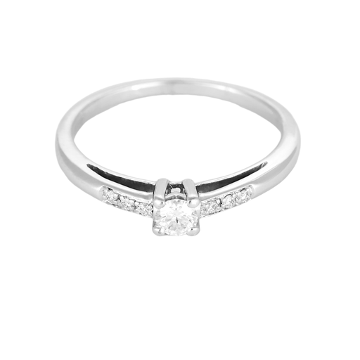 Mauboussin -  "Tu es le sel de ma vie" - Ring i hvidguld og diamanter