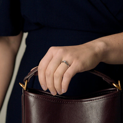 Mauboussin -  "Tu es le sel de ma vie" - Prsten od belog zlata i dijamanata