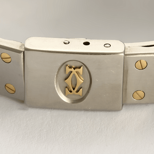 Montre CARTIER - Santos - Montre acier et or jaune 58 Facettes DV0766-5