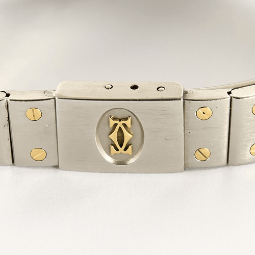 Montre CARTIER - Santos Galbée - Montre de dame en or jaune et acier 58 Facettes DV21131-1