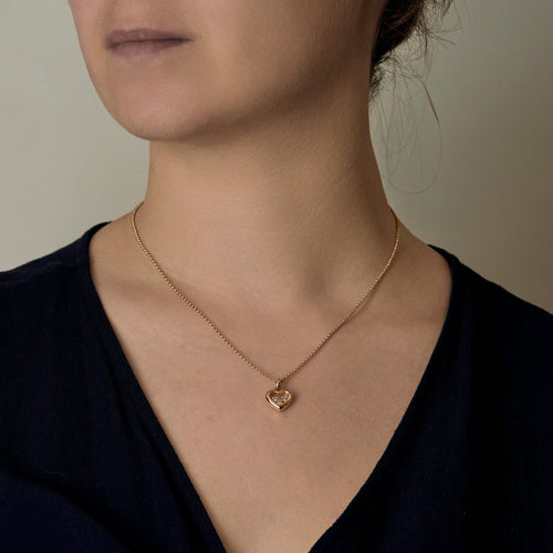 Collier Chopard - Happy Diamonds Icons - Collier en or jaune et diamants 58 Facettes DV21885-3