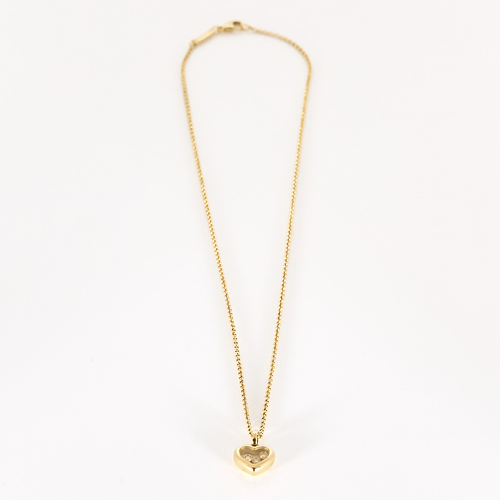 Collier Chopard - Happy Diamonds Icons - Collier en or jaune et diamants 58 Facettes DV21885-3