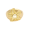 Bague 53 Bague en or jaune "Etoile de Mer" , perle 58 Facettes DV0014-17-53-2