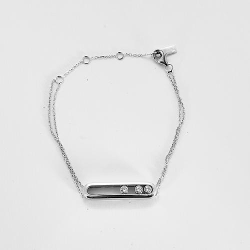 MESSIKA – Move Classique - Rannekoru harmaasta kullasta ja timanteista