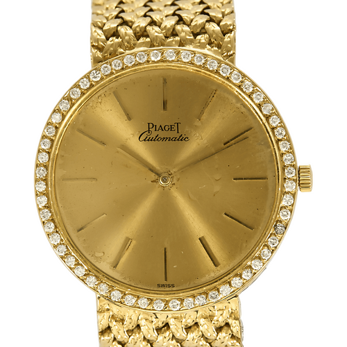 Montre PIAGET - Montre en or jaune à boitier rond à mouvement automatique 58 Facettes DV17952-1
