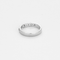 Bague 50 Alliance en or gris et diamants taille ancienne 58 Facettes DV18419-1