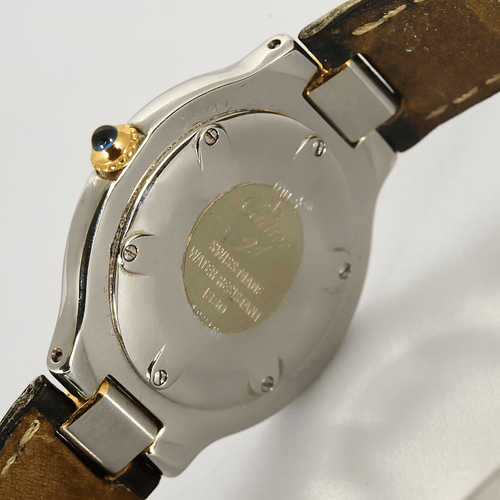 Montre CARTIER - Must 21 - Montre en acier et métal doré 58 Facettes DV21612-1