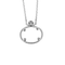 Collier Collier moderniste en or gris et diamants 58 Facettes DV22506-1