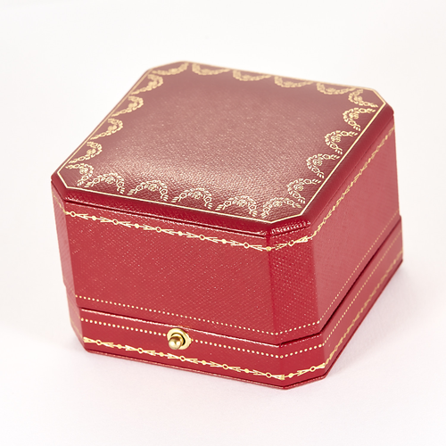 Cartier - Trinity - Bague petit modèle, semi-pavée en or de trois couleurs