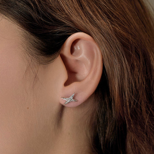 Boucles d'oreilles Maubousssin - Mes Nuances à Toi - Boucles d'oreilles en or gris et diamants 58 Facettes DV22481-2