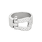 Bague 52 FRED - Force 10 - Bague or gris et diamants 58 Facettes DV18014-2