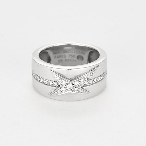 Bague 55 MAUBOUSSIN - Mes nuances à toi - Bague en or gris et diamants 58 Facettes DV22481-1